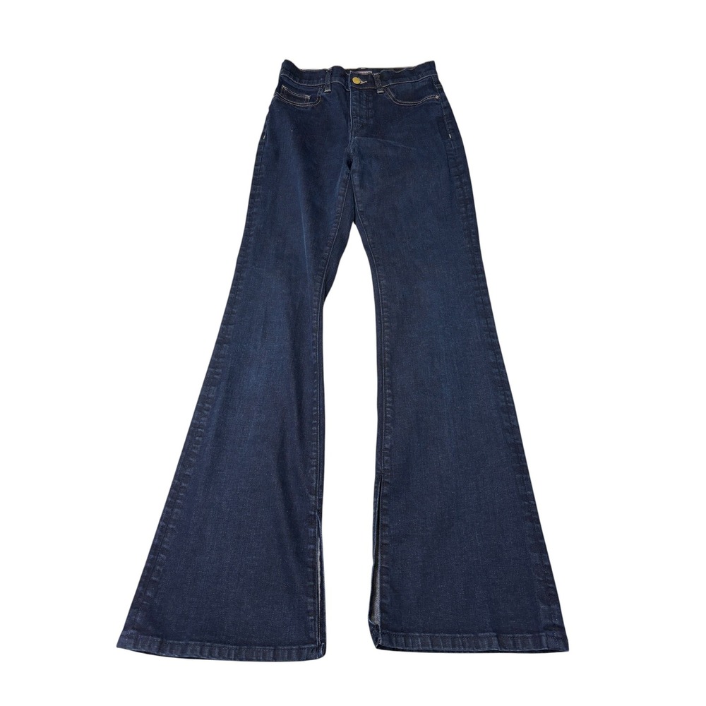 DL1961 Bridget Boot High Rise Instasculpt Jeans Indigo Coated Womens 25X32‎
